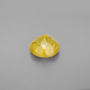 Béryl Jaune doré naturelle Coupe roude, 1.18 ct, VS