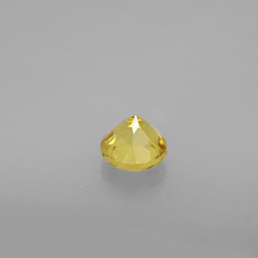 Béryl Jaune doré naturelle Coupe roude, 0.54 ct, VS