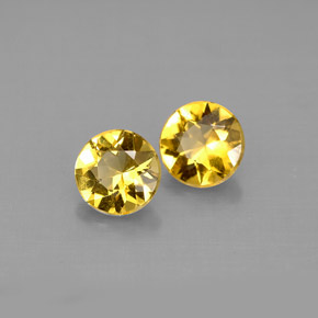 Achetez naturel ct Jaune doré Béryl gems, Coupe roude, En provenance Madagascar chez GemSelect. En stock, livraison internationale!