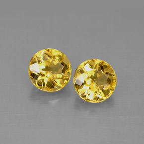 Achetez naturel ct Jaune doré Béryl gems, Coupe roude, En provenance Madagascar chez GemSelect. En stock, livraison internationale!