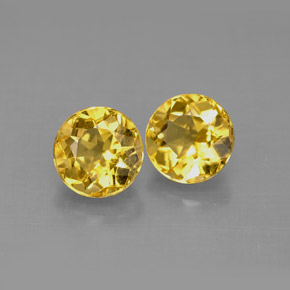 Achetez naturel ct Jaune doré Béryl gems, Coupe roude, En provenance Madagascar chez GemSelect. En stock, livraison internationale!