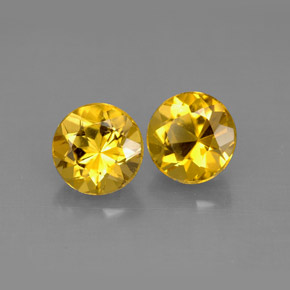 Achetez naturel ct jaune béryl gems, coupe roude, en provenance madagascar chez gemselect. en stock, livraison internationale!