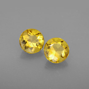 Achetez naturel ct Jaune doré Béryl gems, Coupe roude, En provenance Madagascar chez GemSelect. En stock, livraison internationale!