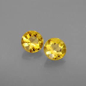 Achetez naturel ct Jaune doré Béryl gems, Coupe roude, En provenance Madagascar chez GemSelect. En stock, livraison internationale!