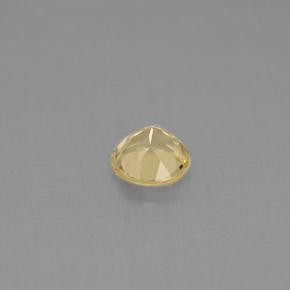 Béryl Jaune doré naturelle Coupe roude, 0.44 ct, VS