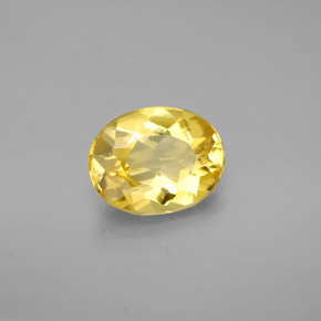Béryl Jaune doré naturelle Coupe ovale, 1.50 ct, VVS