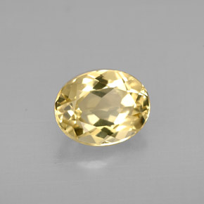 Béryl Jaune doré naturelle Coupe ovale, 1.94 ct, VVS