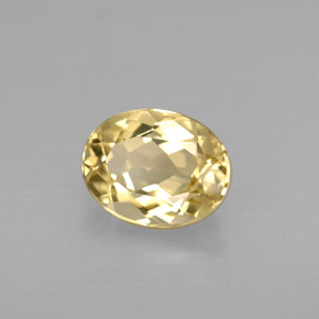 Béryl Jaune doré naturelle Coupe ovale, 1.94 ct, VVS