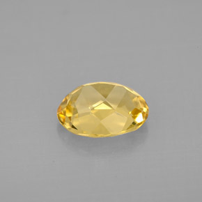 Béryl jaune naturelle coupe ovale, 1,70 ct, VVS