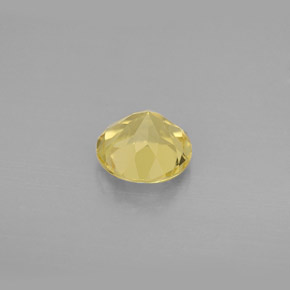 Béryl jaune naturelle coupe roude, 1,24 ct, VVS-VS