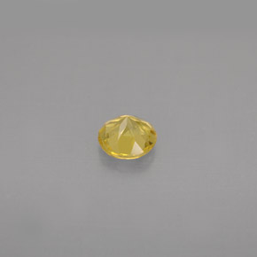 Béryl jaune naturelle coupe roude, 0,42 ct, VS