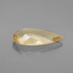 Béryl Jaune doré naturelle En forme de poire, 4.05 ct, VS-SI