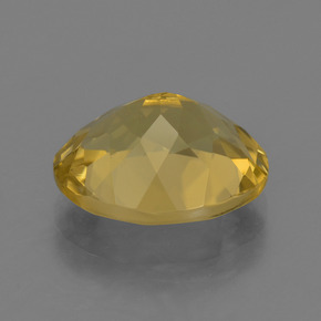 Béryl Jaune doré naturelle Coupe ovale, 3.20 ct, VS