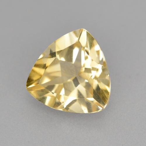 Béryl Doré naturelle Trillion, 1.56 ct, VVS-VS