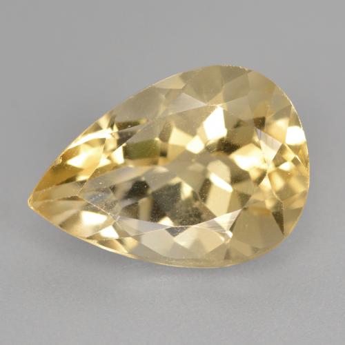 Béryl Doré naturelle En forme de poire, 5.14 ct, VS