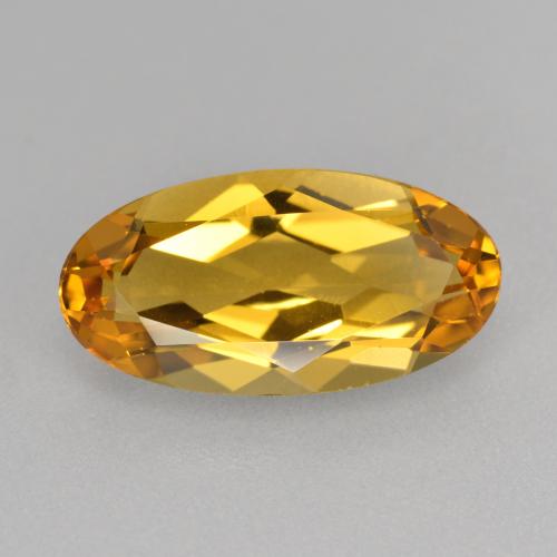 Béryl Or naturelle Coupe ovale, 3.10 ct, VVS