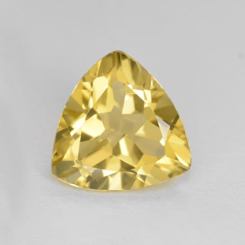 Béryl Doré vif naturelle Trillion, 2.07 ct, VVS