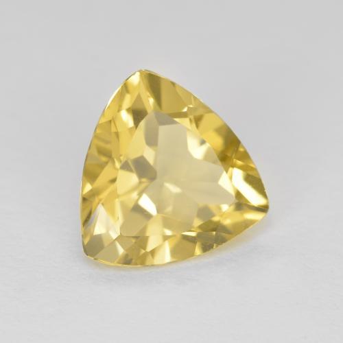Béryl Doré vif naturelle Trillion, 2.07 ct, VVS
