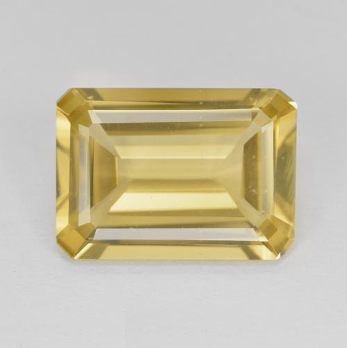 Béryl Jaune Dijon naturelle Taille émeraude, 5.52 ct, VVS-VS