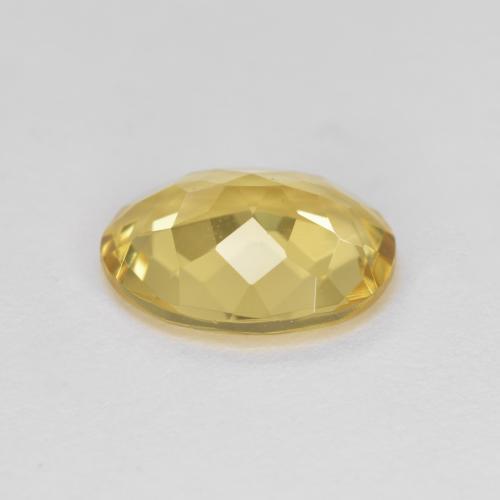 Béryl jaune naturelle coupe ovale, 2,00 ct, VVS-VS