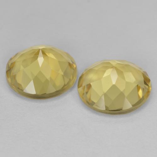 Achetez naturel 4.29ct Jaune chaud Béryl gems, Coupe roude, En provenance Madagascar chez GemSelect. En stock, livraison internationale!