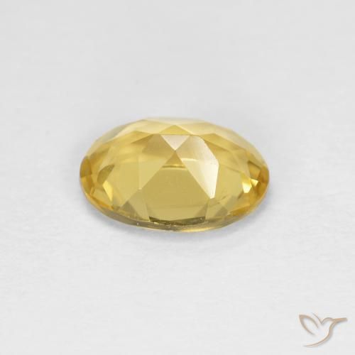 Béryl Jaune royal naturelle ovale, 0.95 ct, VVS-VS