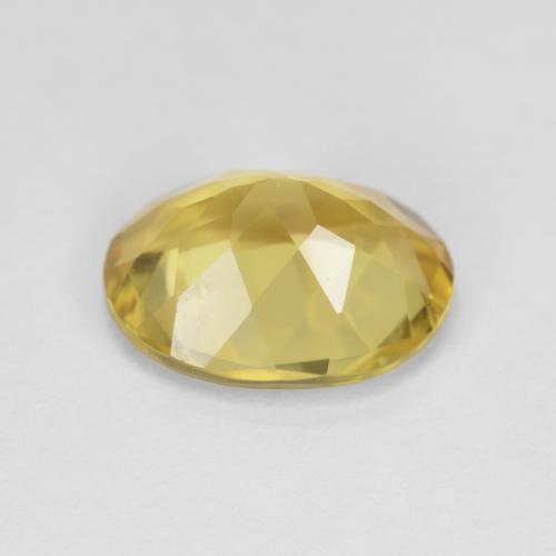 Béryl Jaune Dijon naturelle Coupe ovale, 2.33 ct, VVS