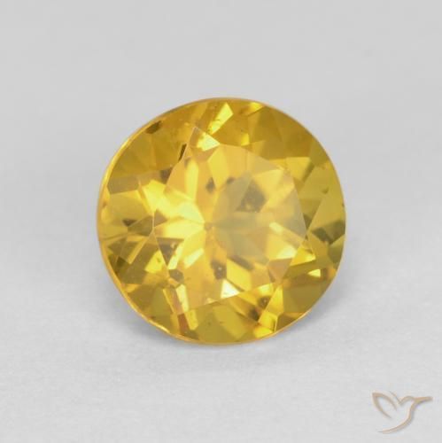 Béryl Jaune foncé naturelle Tour, 1.41 ct, VS