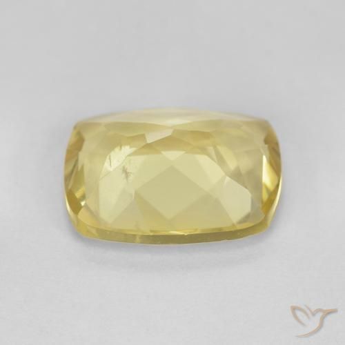 Béryl Jaune clair naturelle Coussin, 1.84 ct, VS