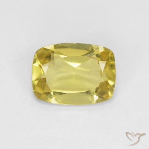 0.75ct Naturel Jaune miel très clair Béryl, Coussin, VS