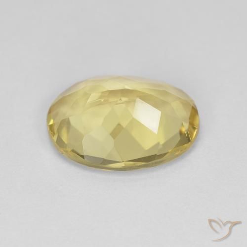Béryl Jaune doré léger naturelle ovale, 2.69 ct, VVS