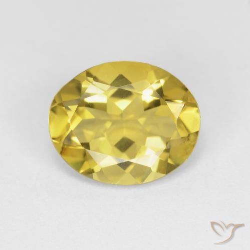 2.78ct Naturel Jaune brunâtre Béryl, ovale, VVS