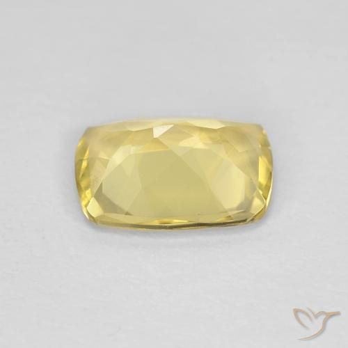 Béryl Jaune Toscane naturelle Coussin, 1.62 ct, VVS