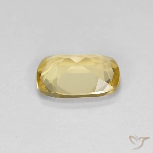 Béryl Jaune clair naturelle Coussin, 1.06 ct, VVS-VS