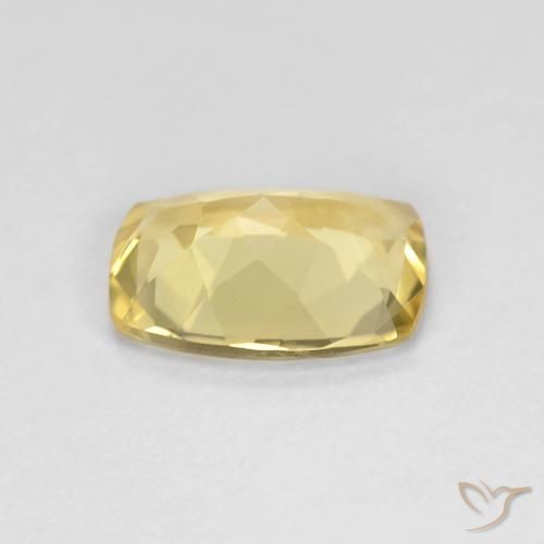 Béryl Jaune Toscane naturelle Coussin, 1.34 ct, VVS