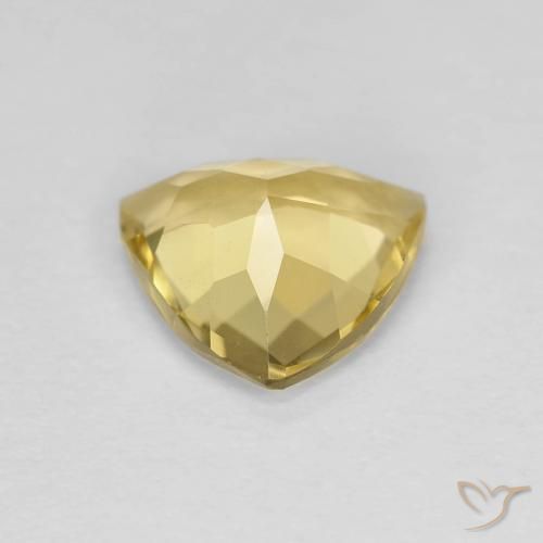 Béryl Doré naturelle Trillion, 1.80 ct, VVS