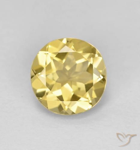 1.92ct Naturel Jaune Dijon très clair Béryl, Tour, VVS