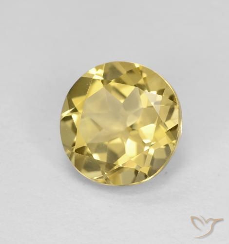 Béryl Jaune Dijon très clair naturelle Tour, 1.92 ct, VVS