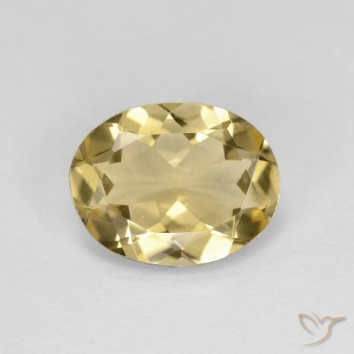 2.59ct Naturel Doré léger Béryl, ovale, VVS