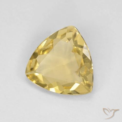 Béryl Doré léger naturelle Trillion, 1.54 ct, VVS