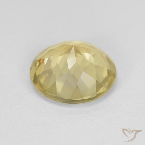 Béryl Jaune Dijon très clair naturelle Tour, 2.37 ct, VVS