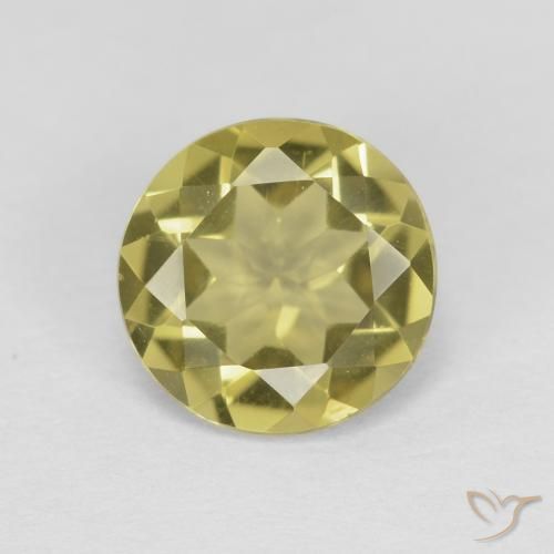 1.19ct Naturel Jaune moyen Béryl, Tour, VVS