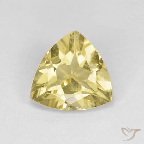 1.40ct Naturel Jaune miel léger Béryl, Trillion, VS