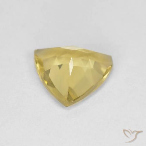 Béryl Jaune clair naturelle Trillion, 1.19 ct, VS