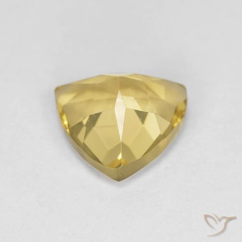 Béryl Jaune clair naturelle Trillion, 1.50 ct, VS