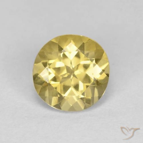 1.31ct Naturel Jaune doré léger Béryl, Tour, VVS