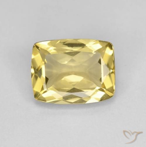 1.84ct Naturel Jaune doré léger Béryl, Coussin, VVS