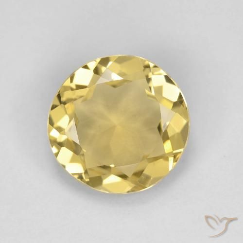 2.35ct Naturel Jaune doré léger Béryl, Tour, VVS