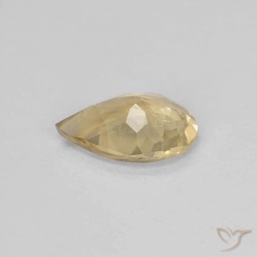 Béryl Doré naturelle En forme de poire, 0.54 ct, VS