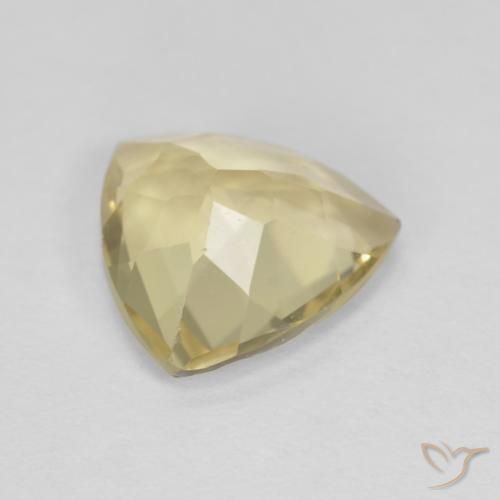 Béryl Jaune moyen naturelle Trillion, 1.87 ct, VVS-VS